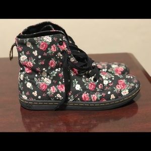 Floral Dr.Martens Boots